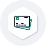 Two overlapping cards with text and an Excel icon on the front card.
